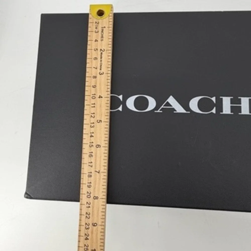 Coach Empty Shoe Box Black Textured Replacement Storage 13x9.5x5 Citysole 10D